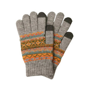 Grey gloves