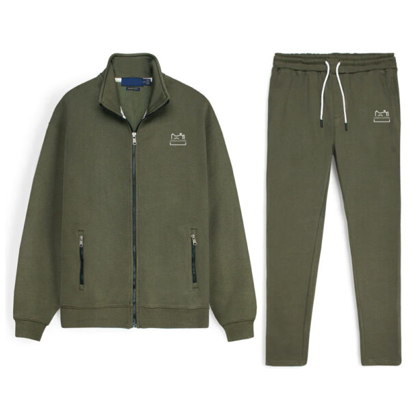olive green sweatsuit